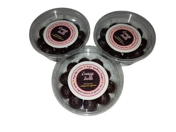 Energy balls με φράουλα