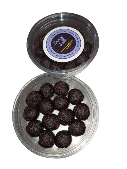 Energy balls με δαμάσκηνο